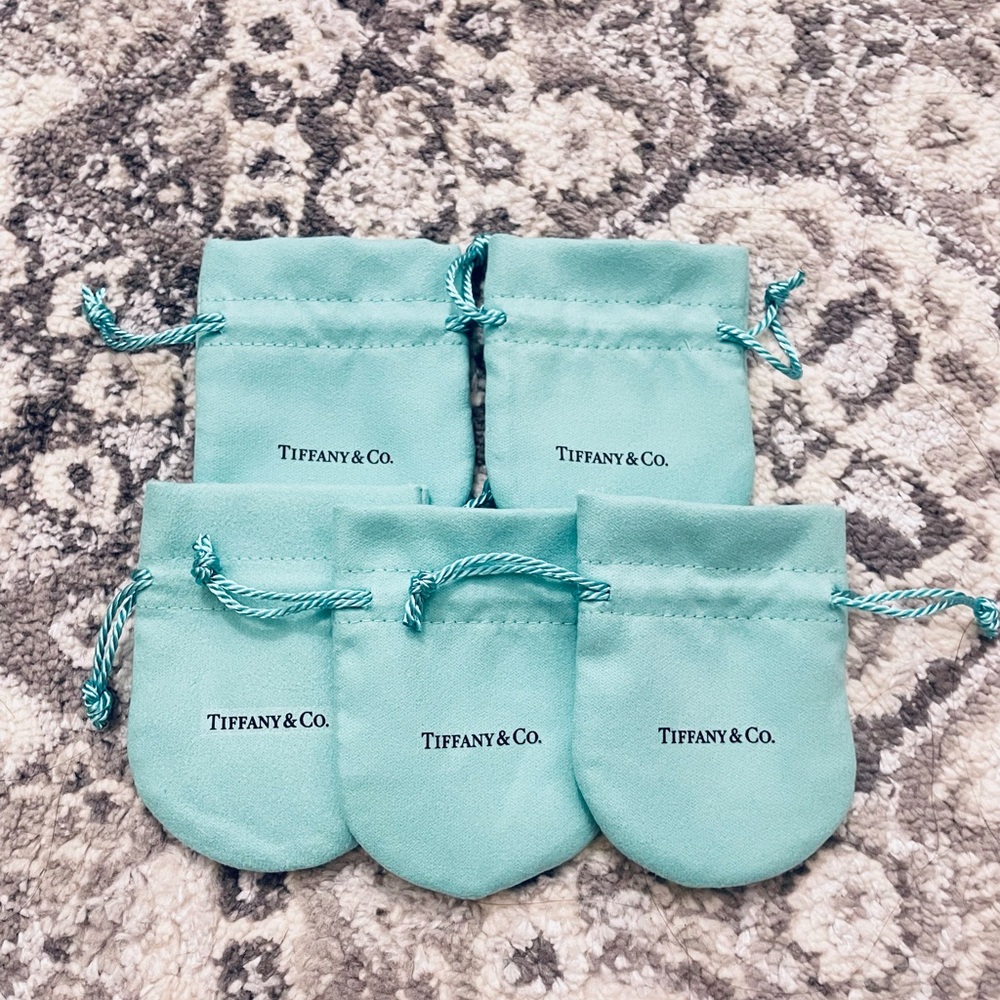 EUC Tiffany & Co. Drawstring Pouches